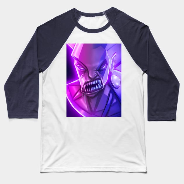 Muntu Warriors - Fang Inner Beast Collection Baseball T-Shirt by Beckley Art